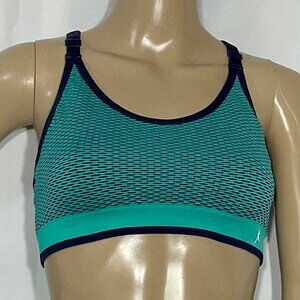 Blue and Green-Blue XL Danskin Now Sports Bra